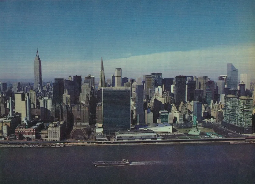 1984年《纽约时报杂志》的纽约城市影像修改示例。