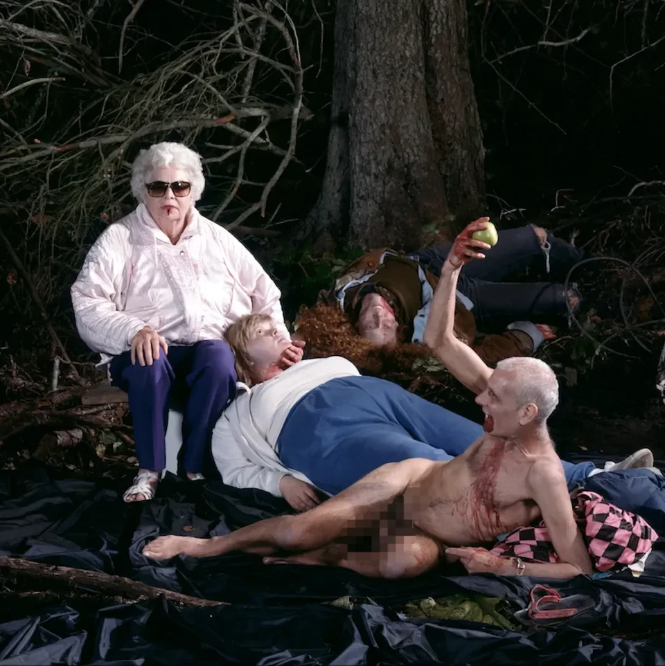 The Vampires' Picnic, cropped detail