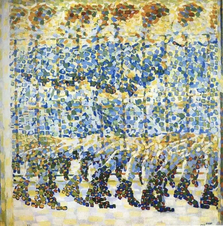Fig. 2 Giacomo Balla,Girl Running on a Balcony, 1912