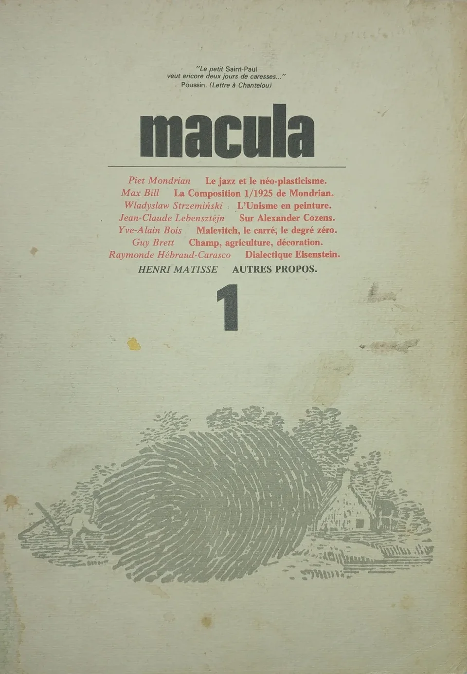 Fig. 9 Cover of the inaugural issue ofMacula