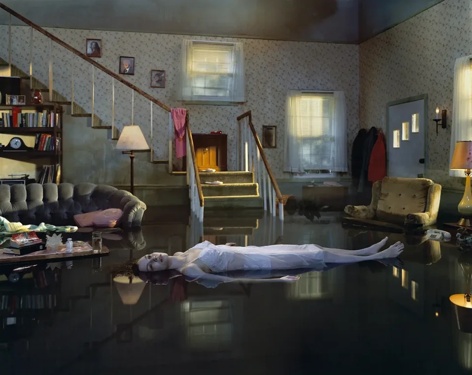 GREGORY CREWDSON,Untitled (Ophelia), 2001, Digital chromogenic print, image size 48 x 60 in. © Gregory Crewdson
