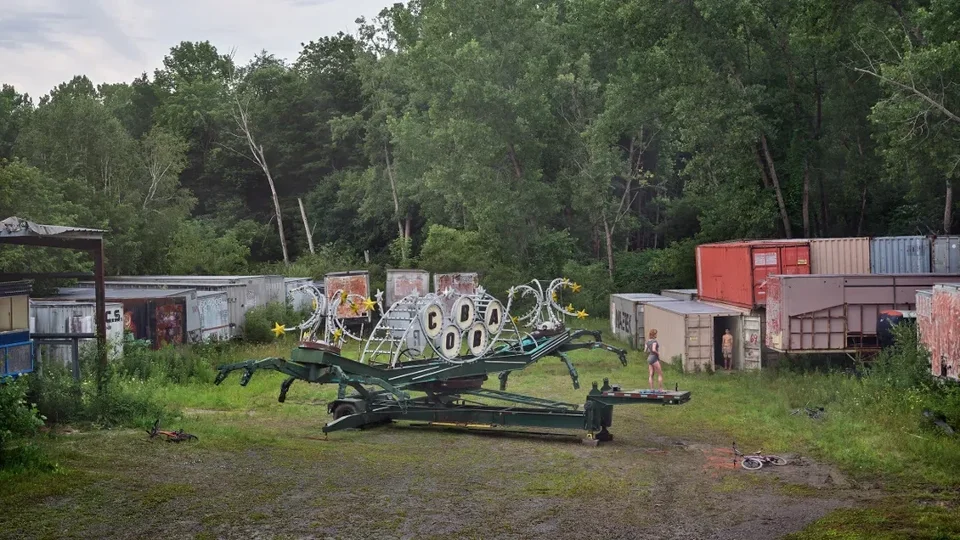 GREGORY CREWDSON,The Cobra, 2018–2019, Digital pigment print, image size 50 x 88 7/8 in. © Gregory Crewdson