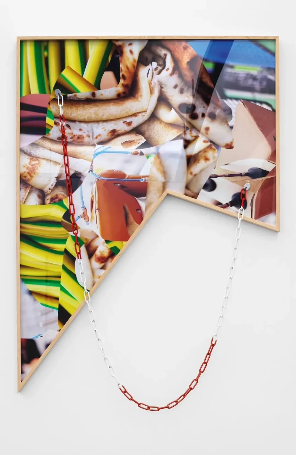 Kate Steciw,Composition 008, 2014, C-print, Plexiglass, wood, mixed media