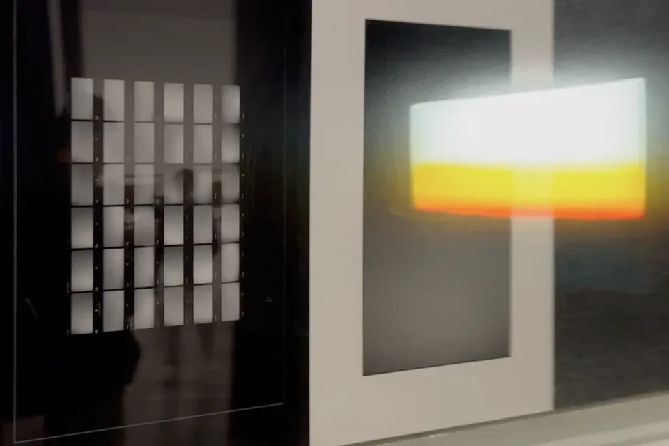 "Another Avant-Garde: Photography 1970 - 2000," a special exhibition of the five-year exhibition collaboration between the West Bund Museum and the Centre Pompidou, West Bund Museum; interference from Tim Ulrichs'sLandscape Epiphany on a work by Ugo Mulas