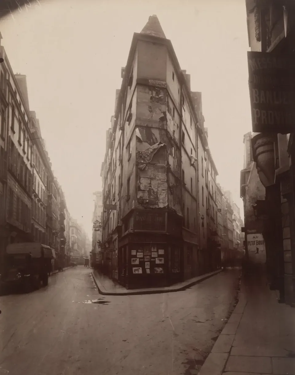 Eugène Atget,Rue de Seine, 1924, gelatin silver printing-out-paper print, approx. 21.7 × 17.4 cm (8 9/16 × 6 7/8 in.), Abbott-Levy Collection. Gift of Shirley C. Burden and the "Family of Man Fund."