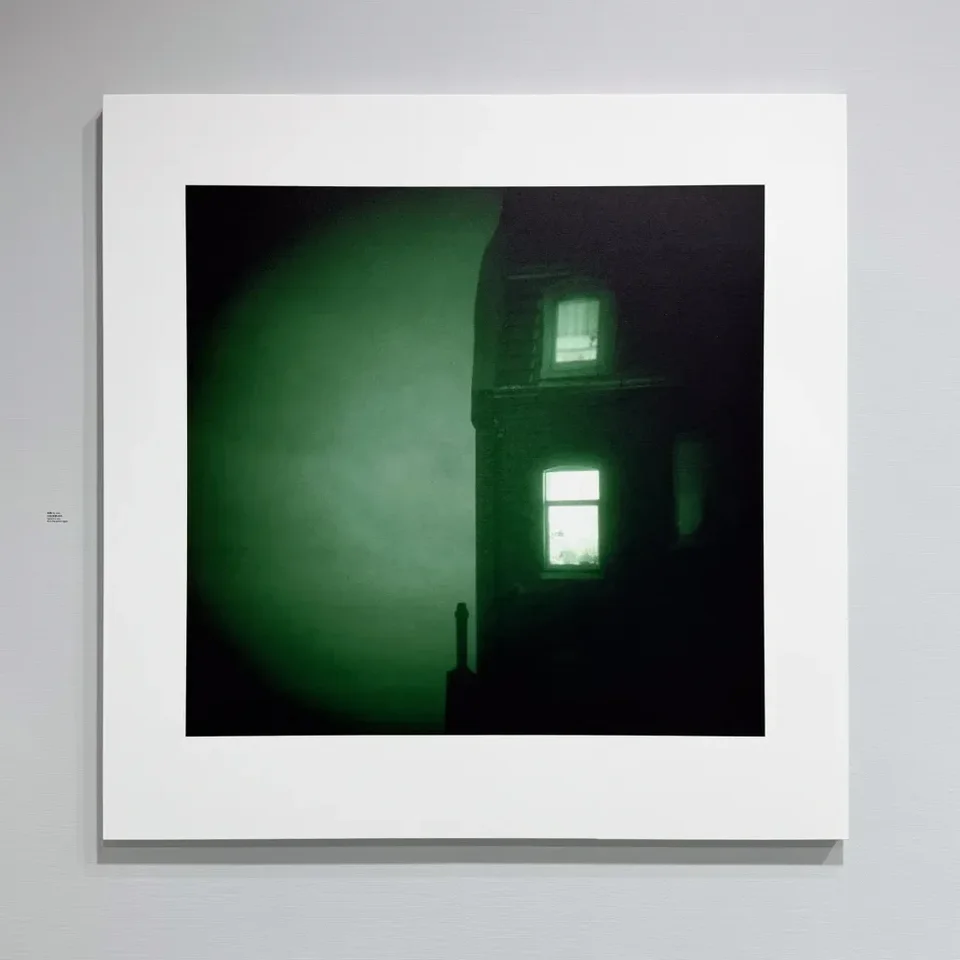 Thomas Ruff,Nacht 8 II, 1992, from the Nights series. "Thomas Ruff: The Mind Map of Photography," Lishui Photography Culture Center, November 8, 2025. Photo by Guosen Chen