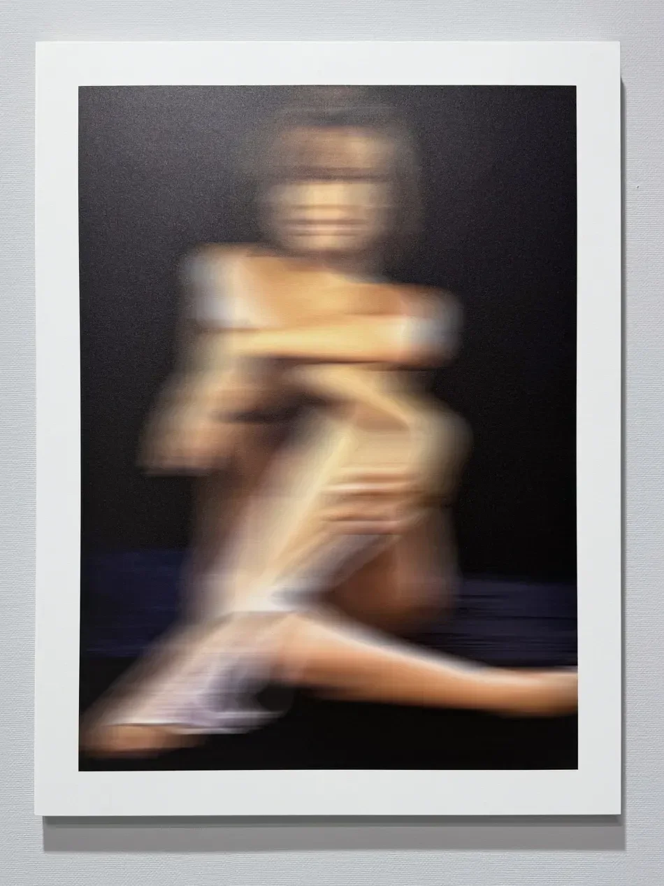 Thomas Ruff,nudes kn30, 2006, from the Nudes series. "Thomas Ruff: The Mind Map of Photography," Lishui Photography Culture Center, November 8, 2025. Photo by Guosen Chen