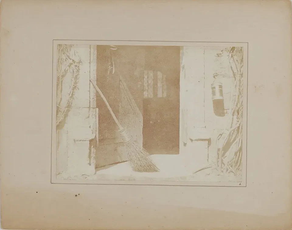 William Henry Fox Talbot,&nbsp;The Open Door,&nbsp;from&nbsp;The Pencil of Nature. Salted paper print. London, 1845, Part 2, plate 6. National Gallery of Canada, Ottawa. Photo: NGC