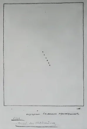 Malevich, Sensation of Cosmic Space, 1916