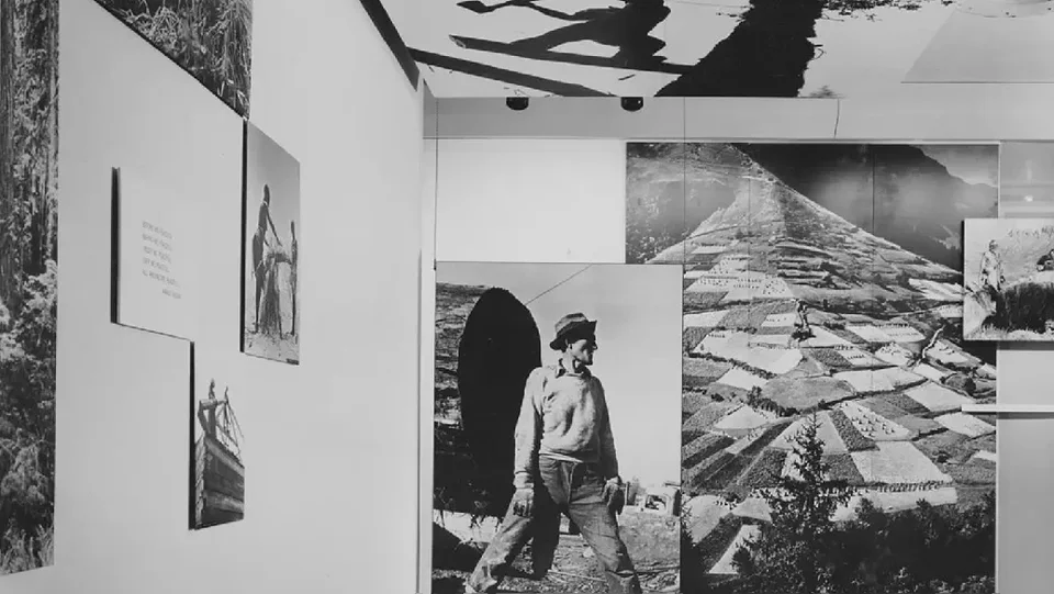 Installation view,The Family of Man, 1955, MoMA