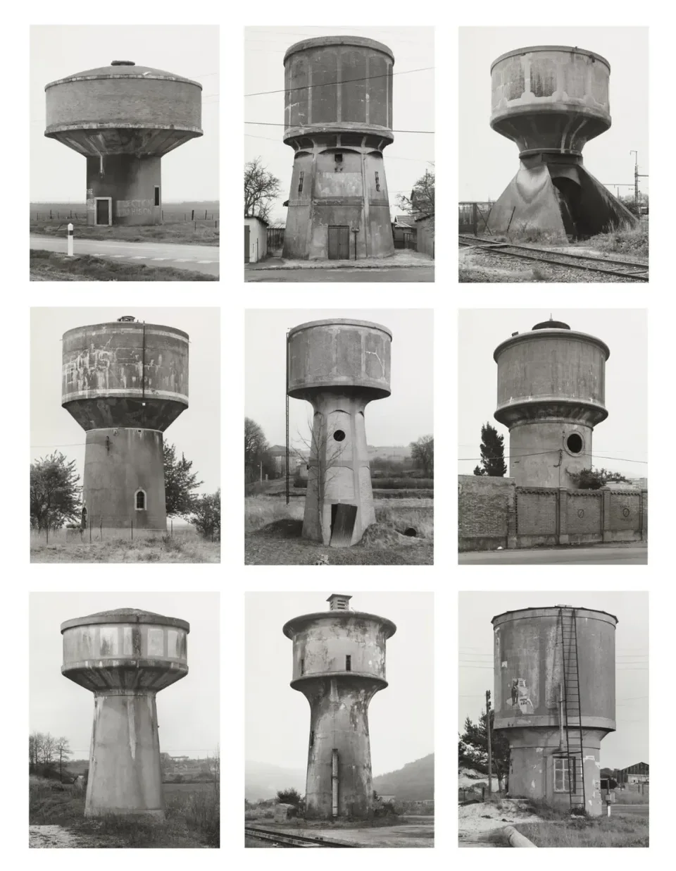 Bernd Becher, Hilla Becher, Water Towers, 1988