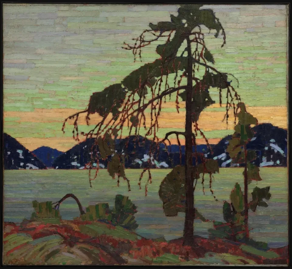 Tom Thomson,The Jack Pine (1916–17). Oil on canvas; 127.9 × 139.8 cm. National Gallery of Canada, Ottawa