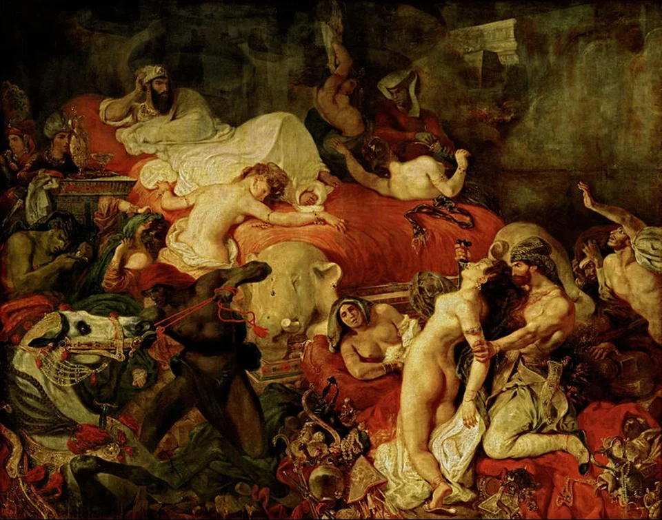 欧仁·德拉克洛瓦《萨达那帕拉之死》