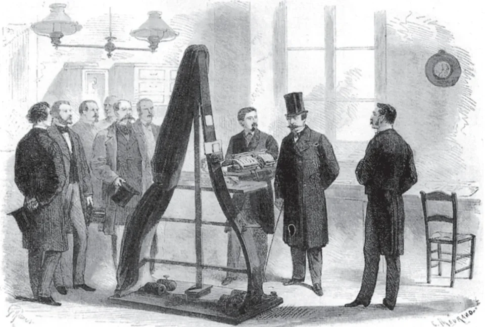 Caselli's pendulum telegraph