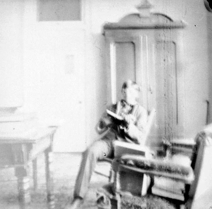 Warburg, photograph from the North American journey, unidentified reader, No. 184